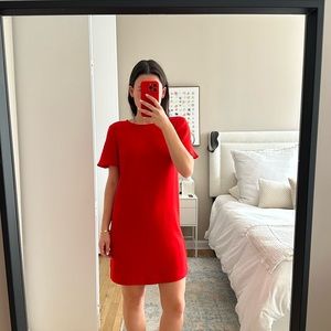RED MINI DRESS // ANN TAYLOR